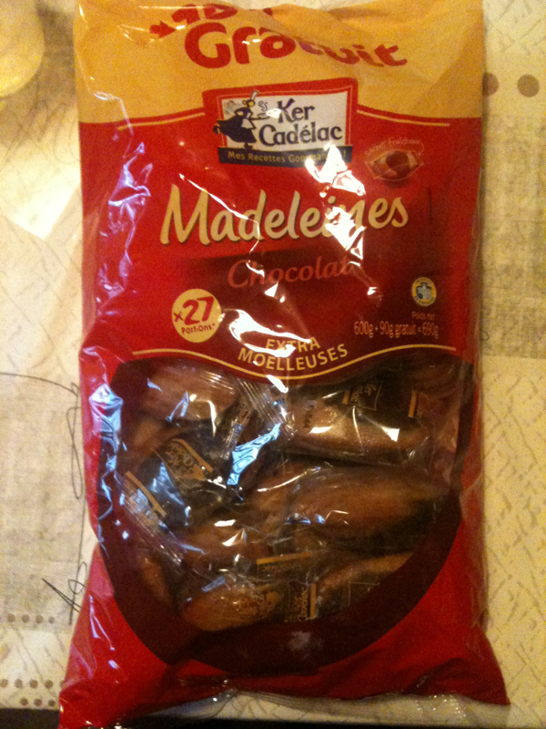 Madeleines chocolat extra moelleuses