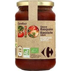 Sauce bio basquaise Carrefour Bio