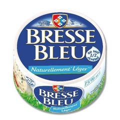 BRESSE BLEU Leger au lait pasteurise, 15%MG, 200g