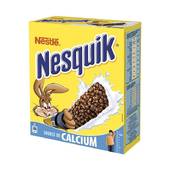 Nesquik, Barres de cereales au chocolat en poudre et au lait, le paquet de 12 barres de 25g