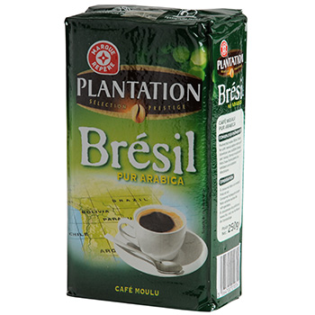 Cafe moulu Plantation Bresil pur arabica 250g