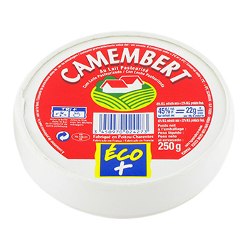 Camembert pasteurise Eco+ 20%mg 250g