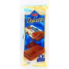 Génoises fourrées cacao Dolcetto FREDDI, 8 pièces, 200g