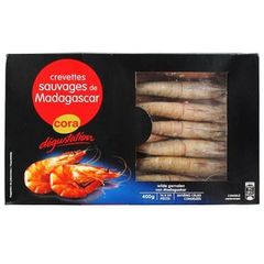 Cora dégustation crevettes sauvages de Madagascar crues congelées 16/24 pièce...