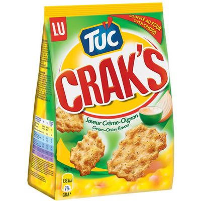Tuc Cracks saveur creme oignon 85g
