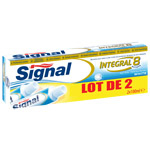 Signal dentifrice integral white 2x100ml