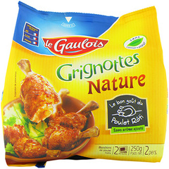 Grignottes poulet Le Gaulois Nature 250g