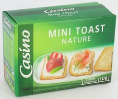 Mini Toast nature - Les 5 etuis fraicheur