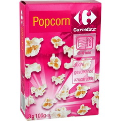 Popcorn micro-ondable sucre