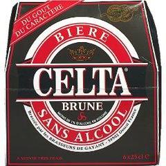 Biere brune sans alcool CELTA, 6x25cl