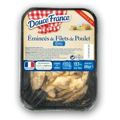Emincé de poulet Douce France rôti, nature - 200g