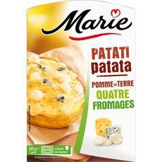 Patati patata pomme de terre 4 fromages MARIE, 280g