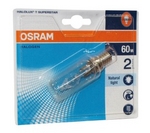 Ampoule tube halogène Eco OSRAM, 60W E14, claire, sous blister