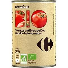 Tomates entieres pelees bio