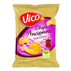 Vico, Chips à l'ancienne saveur vinaigre échalote, le paquet de 125 g