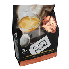 Dosettes cafe Carte Noire doux 36dos. 250g