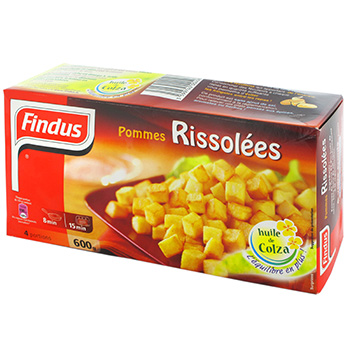 Pommes rissolees Findus 600g