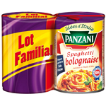 Panzani spaghetti sauce bolognaise 2x400g 