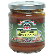 Sauce tomate aux olives noires CASERTA, 180g