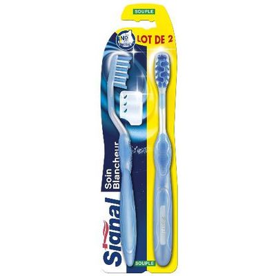 Signal brosse a dents bad duopack soin blancheur souple