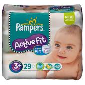 Pampers active fit mid pack midi + x29