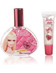 Barbie Coffret Eau de Toilette 30 ml + Chouchou + Lip Gloss + Tatouage