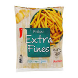 frites extra fines auchan 1kg