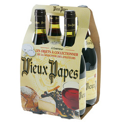 Vin rouge de table VIEUX PAPES, 4x75cl