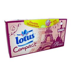 Lotus, Compact - Mouchoirs couleurs, la boite de 66