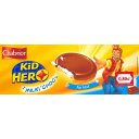Chabrior, Kid Hero, milki'choc au lait, biscuits au beurre avec tablette de chocolat au lait et au fourrage lait, la boite,125g