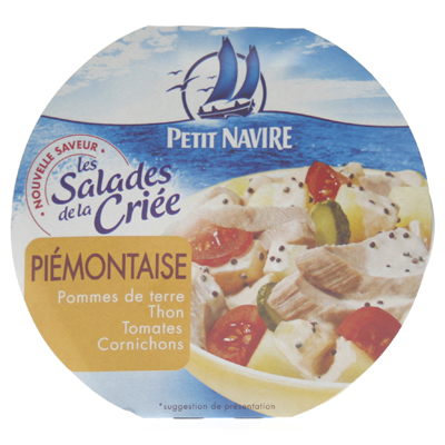 Salade piemontaise Petit Navire Au thon 220g