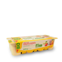 Auchan Mieux Vivre Bio yaourt aux fruits mixes 8x100g