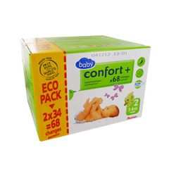 Confort + - Couches Ecopack T2 3 - 6 Kg