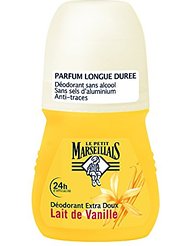 Le Petit Marseillais Déodorant Extra Doux 24 h Lait Vanille Bille 50 ml