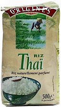 Riz thai, riz naturellement parfume, qualite origines, le paquet, 500g