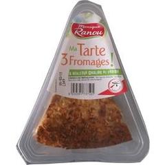 Monique Ranou, Tarte 3 fromages pur beurre, la part de 180 g