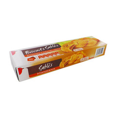 biscuits sables pommes caramelisees auchan 100g