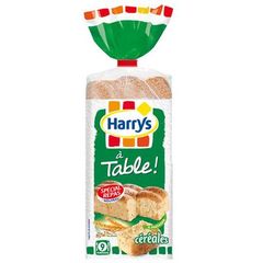 Pain de mie aux cereales A table HARRY'S, 280g