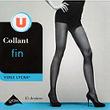 Collant voile U, sable, taille 4