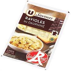 Ravioles du Dauphine Label Rouge U LES SAVEURS, 240g