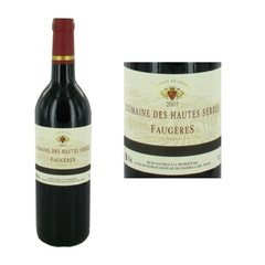 Domaine des Hautes Serres - Vin rouge Mis en bouteille a la propriete. Accompagnements : viandes rouges et blanches, fromages, charcuterie.