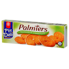 Biscuits palmiers P'tit Deli 100g