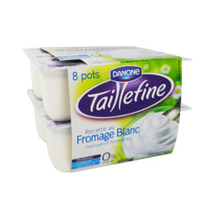 Fromage blanc Taillefine Danone Nature 8x100g