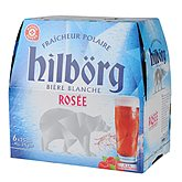 Bière blanche rosé Hilborg 3%vol 6x25cl