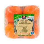 Orange Valencia late, bio, calibre 5/6, catégorie 2, Espagne, barquette 4 fruits