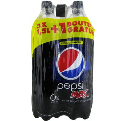 Pepsi max x3 + 1x1,5l
