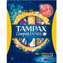 Tampax Compak - Tampon Pearl avec applicateur régulier la boite de 8 tampons