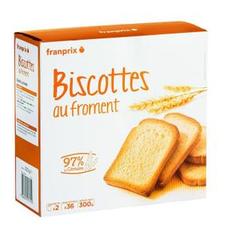Franprix biscottes au froment 300g