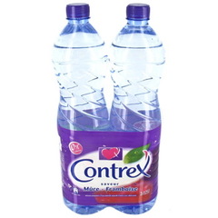 Contrex eau aromatisee mure framboise 2x1,25l