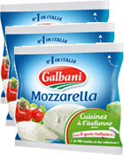 Lot de 3 Mozzarella Italiana 125 g